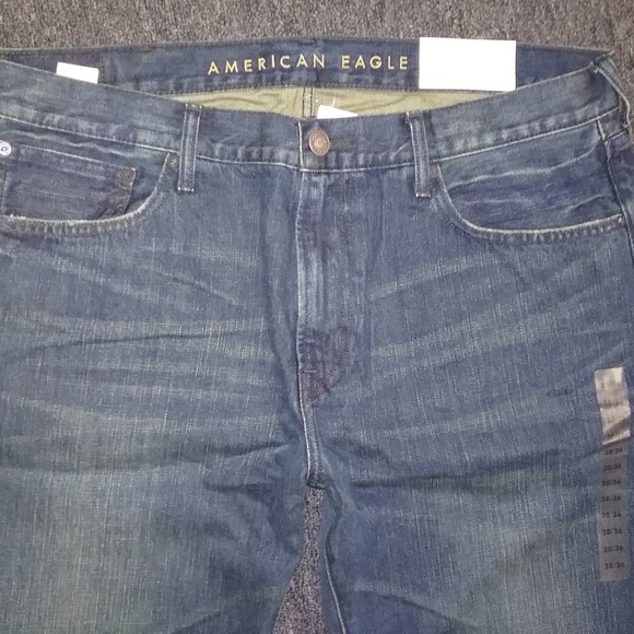 AEO Mens Original Bootcut Dark Wash No. 4292 - 38X30- New with Tags - Picture 3 of 4